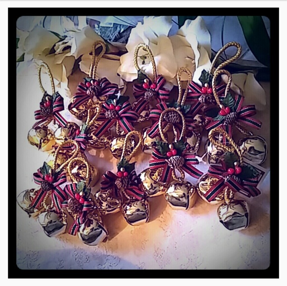 Jingle Bells Holiday Ornaments/Napkin Rings - Picture 1 of 7